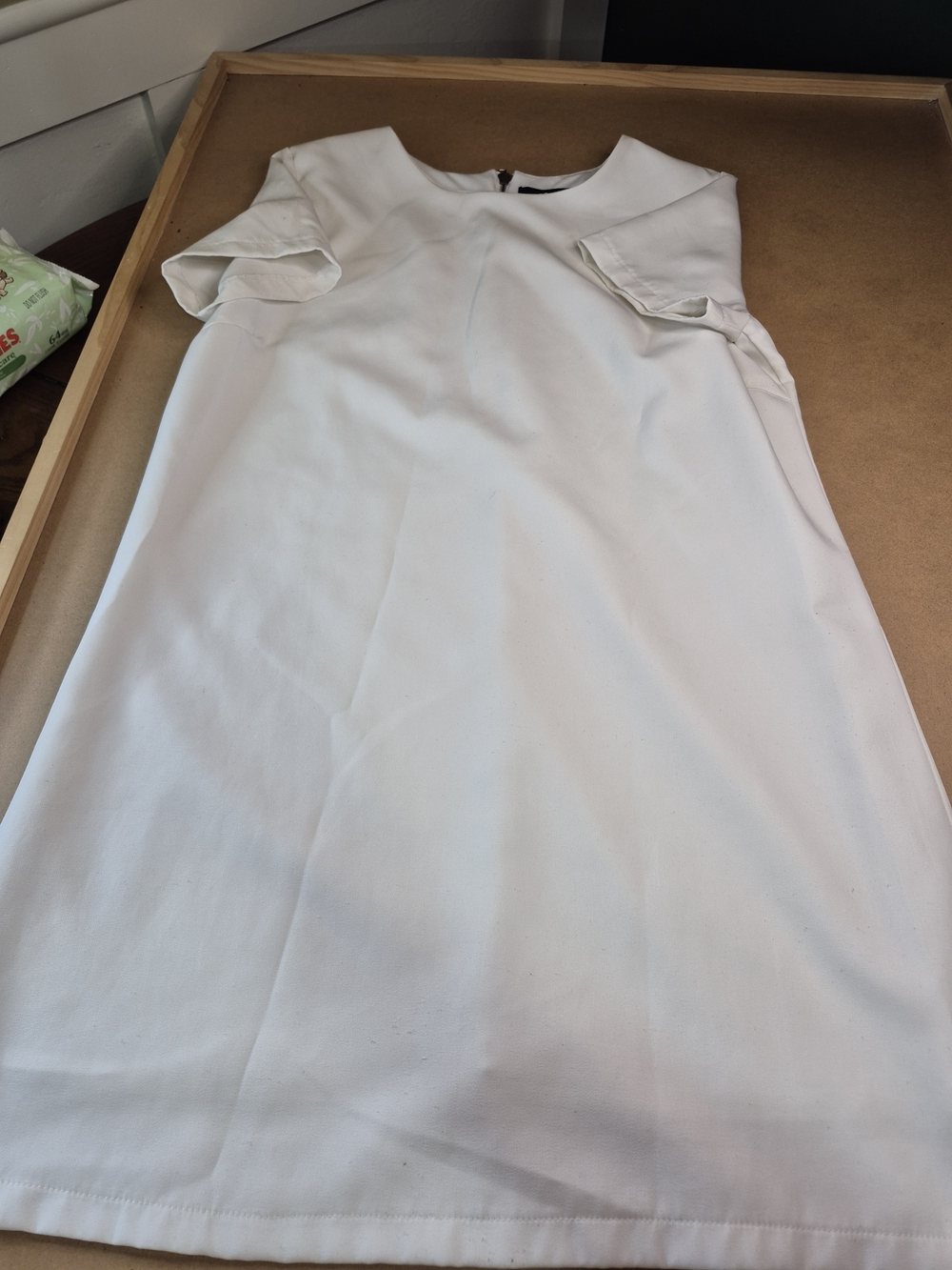 Lulu's White Short Sleeve Mini Dress